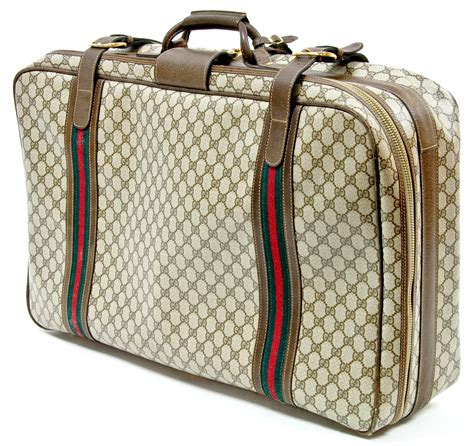 vintage gucci suitcase|old gucci luggage.